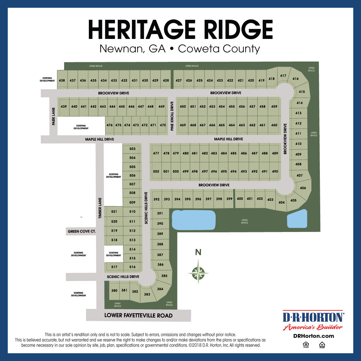 New Homes in Heritage Ridge Newnan, D.R. Horton