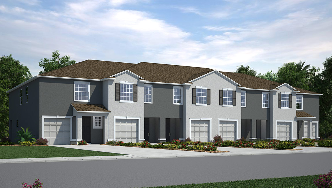 New Homes in Summerstone Townhomes Wesley Chapel, FL D.R. Horton