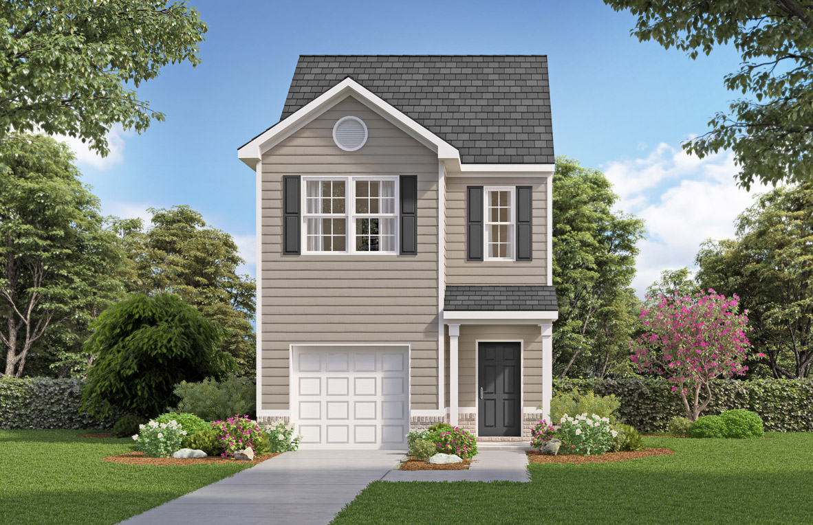 New Homes in The Abbey at Trolley Run Station Townhomes AIKEN, SC D