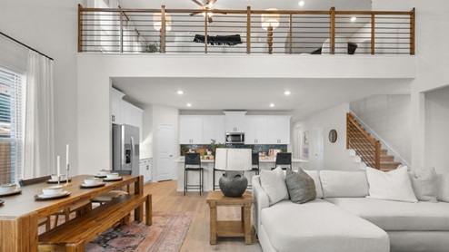 loft overlook from the living room