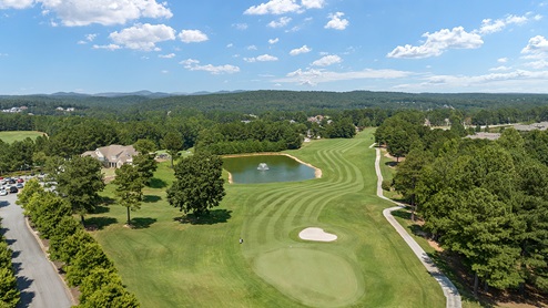 Bentwater Golf Club, part of the Lost Creek community near Dallas, Georgia