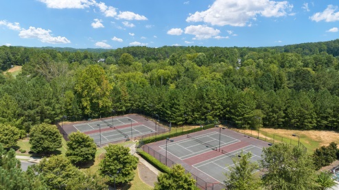 Edenwood community amenities tennis court near lost creek in dallas georgia