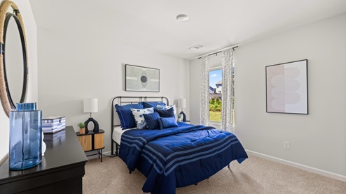 Interior bedroom with window