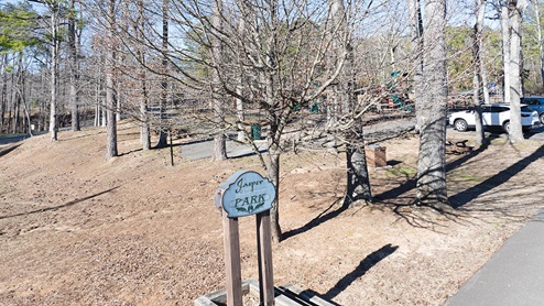 Park in middle of town of Downtown Jasper, Georgia near Rolling Meadows community