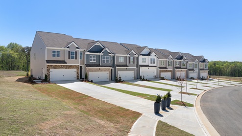Rolling Meadows Presented by D.R. Horton, Two-story townhome elevations, jasper georgia