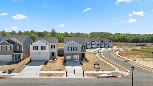 Rolling Meadows two-story single family model home in jasper, ga