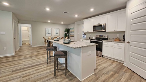 The Riverside kitchen area in Heritage Lake.