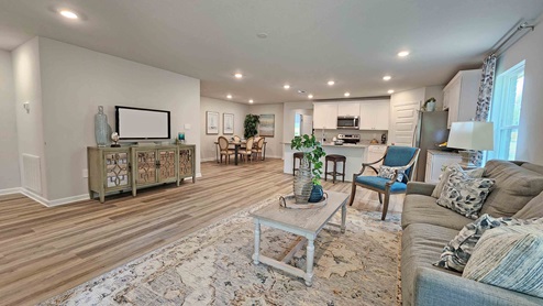 The Riverside living area in Heritage Lake.