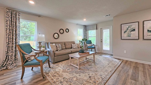 The Riverside living area in Heritage Lake.