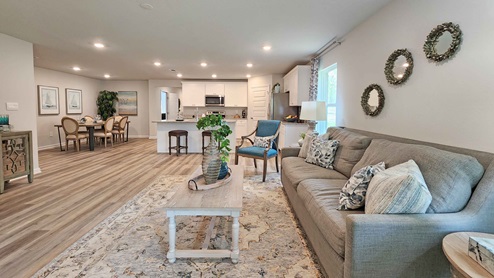 The Riverside living area in Heritage Lake.