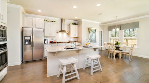 Spacious kitchen inside the Avery