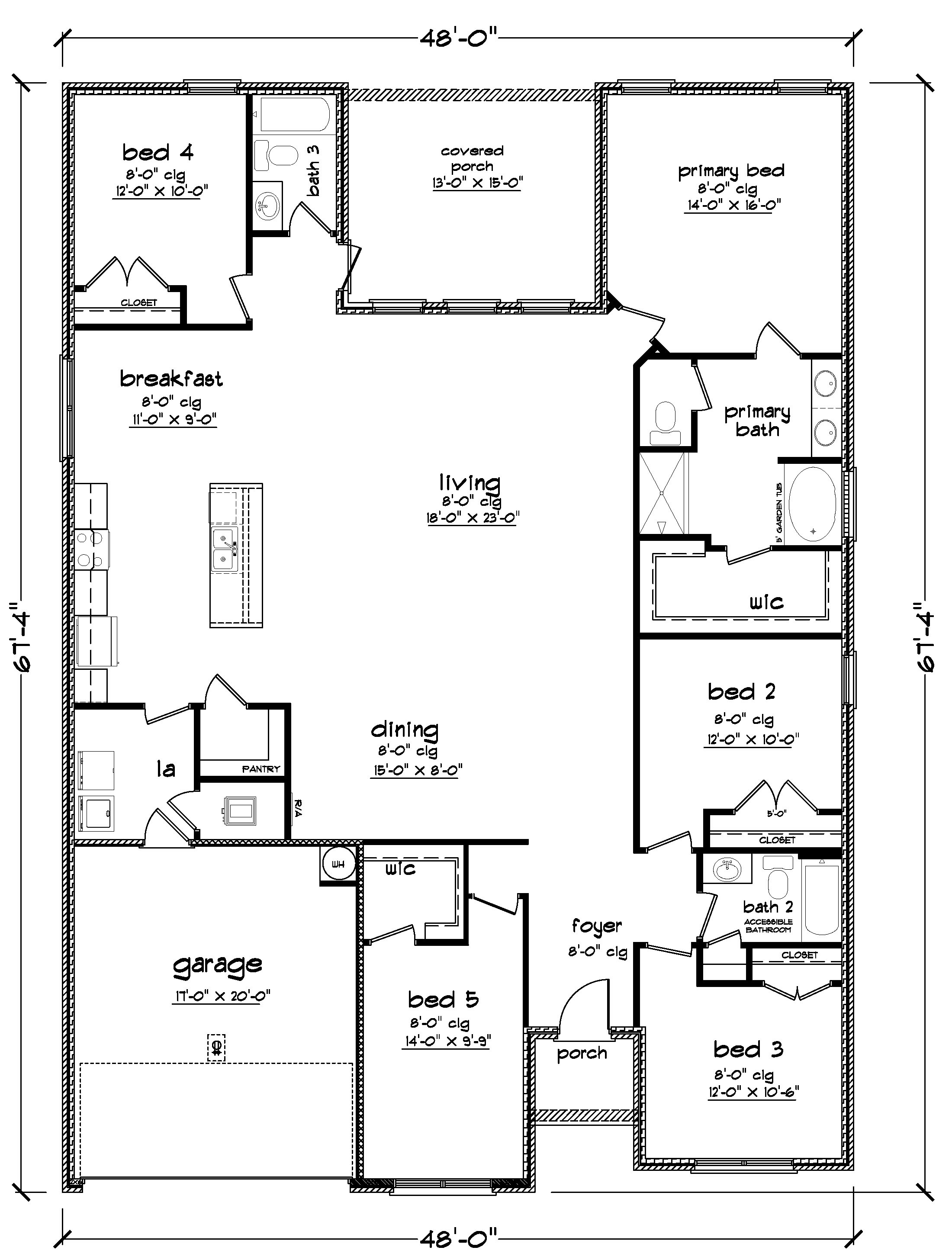 The Sawyer A front entry floor plan at Valor Ridge.