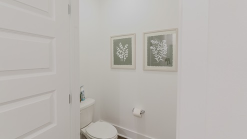Primary bathroom water closet.