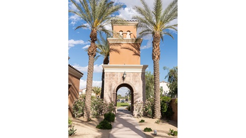 Entry monument for community