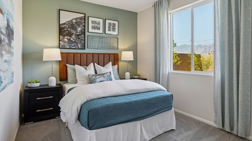 Secondary bedroom with full bed