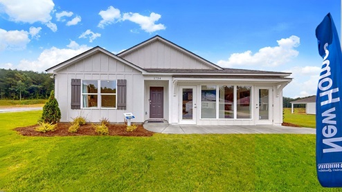 Welcome to the spacious Freeport, offering 4 bedrooms and 2 bathrooms spread across 1,497 square feet all on one level, and a two-car garage for your convenience. The chef-inspired kitchen is designed for culinary enthusiasts, featuring an oversized breakfast island, stainless steel appliances, and a pantry, all flowing seamlessly into a spacious great room for effortless entertaining. The spacious primary bedroom features a luxurious bathroom with a walk-in shower, double vanities, and an oversized walk-in closet. In addition, the other 3 bedrooms all offer generous closets, along with a laundry room, linen closet, and an outdoor patio to complete the plan. You can expect quality materials and workmanship throughout, with superior attention to detail as well as a one-year builder’s warranty. To top it off, your new home comes with a smart home technology package! Every new home at D.R. Horton comes with this smart home technology package, providing a user-friendly experience, making it easy to control essential features with a simple touch. Included in the package are convenient features such as lighting automation, an IQ panel, a video doorbell, keyless front door entry, and the ability to directly manage temperature settings from your smartphone. We also provide the opportunity for you to schedule a personal guided tour of the Freeport plan at your convenience. Feel free to give us a call and take the first step in making The Freeport your new home today!