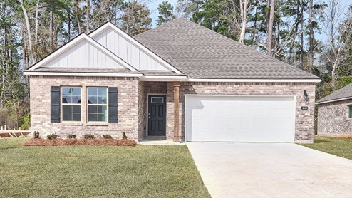 cameron lot 164 front exterior image - cypress reserve in ponchatoula
