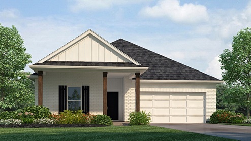 Cameron G23 Front Elevation Rendering - Tenor Cove, Watson, La