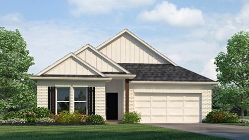 Lacombe F23 Front Elevation Rendering - Tenor Cove, Watson, La