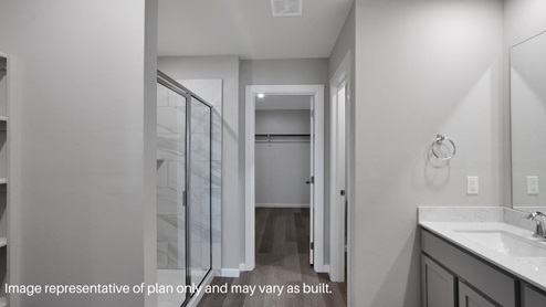 Single-story home with a two-car garage., New home in Piedmont, OK