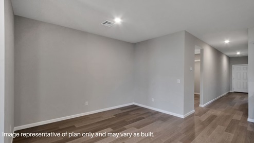 Single-story home with a two-car garage., New home in Piedmont, OK