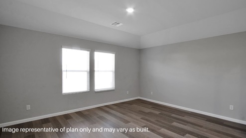 Single-story home with a two-car garage., New home in Piedmont, OK