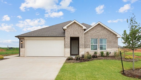 Single story home with a two-car garage