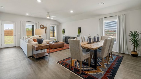 large living area with windows