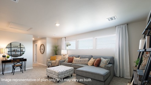 upstairs living area