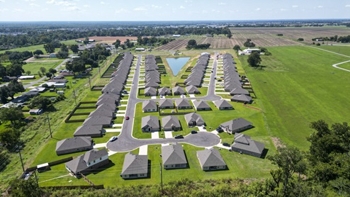 New homes in Alexandria, Louisiana. Olde Town Community move-in ready