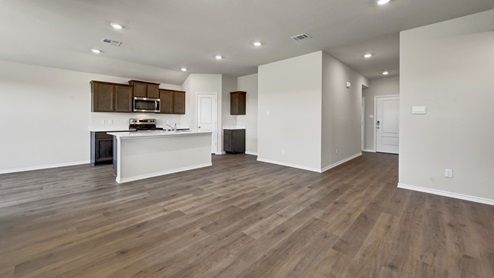 X40B Bellvue Floorplan Elevation A Living Gallery Image-Stuart Ridge in Denton, TX