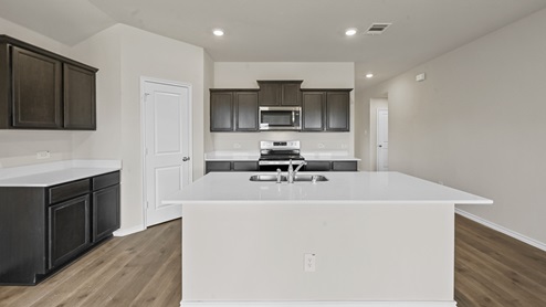 X40I Texas Cali floorplan elevation S Kitchen Gallery Image - Ranger Crossing in Princeton TX