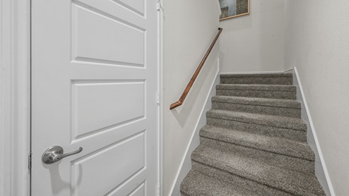 1675 Zephyr floorplan Stairs Gallery Image-The Vlgs of Hurricane Creek in Anna, TX