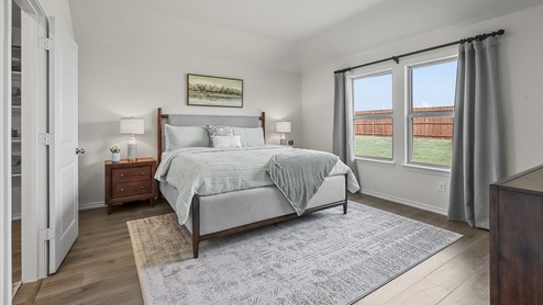 X40H Huntsville Floorplan Elevation B Bedroom Gallery Image-Frontier Pointe in Collin County, TX
