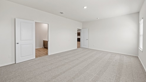 X40O Ozark Floorplan Elevation B Bedroom Gallery Image-Frontier Pointe in Collin County, TX