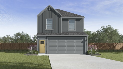 V22A Adeline Floorplan Elevation A Rendering-Arbor Trails in Princeton, TX