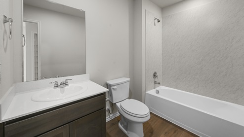 X30G Grace Floorplan Elevation F Bathroom Gallery Image-Yarrbrough Farms in Pilot Point,TX