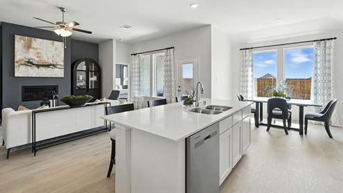 1829 Brookview Floorplan Elevation W Kitchen Gallery Image-Morning Ridge in Princeton, TX
