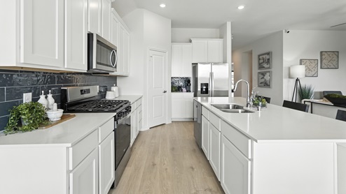 1829 Brookview Floorplan Elevation W Kitchen Gallery Image-Morning Ridge in Princeton, TX