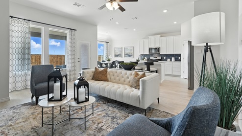 1829 Brookview Floorplan Elevation W Kitchen Gallery Image-Morning Ridge in Princeton, TX