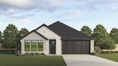 2025 Aspen Floorplan Elevation W-Morning Ridge in Princeton, TX
