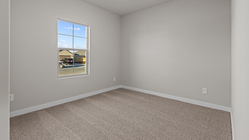 Downstairs private guest suite at the front of the home