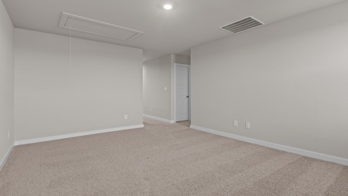 Upstairs landing and lounge space