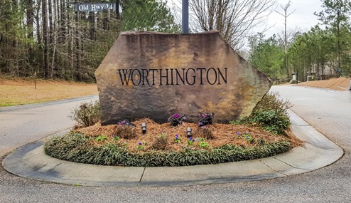 Worthington at Bent Creek Entrance Monument