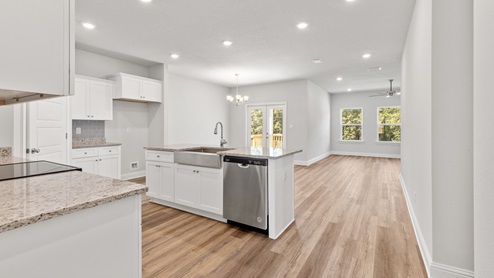 An open concept home in Saucier, MS.