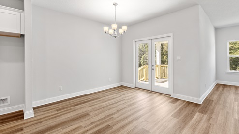 Dining room in the arlington