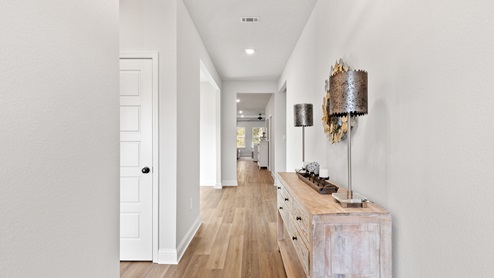 The foyer in the Dover floorplan.
