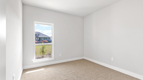 Naturally lit bedroom