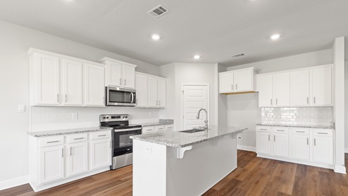 Kitchen inside the Avery