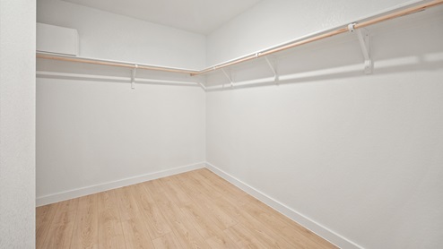 Spacious walk-in closet in bathroom 1.
